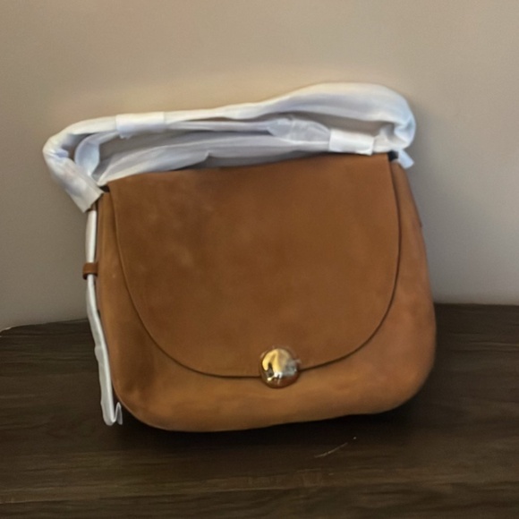 Madewell- The Dakota Large Saddle Bag- NWT- Aged Cognac - Picture 1 of 6